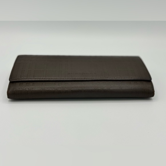 BURBERRY Leather Long Bifold Wallet - Picture 11 of 13